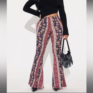 Pattern Hippie Wide Leg Leggings
